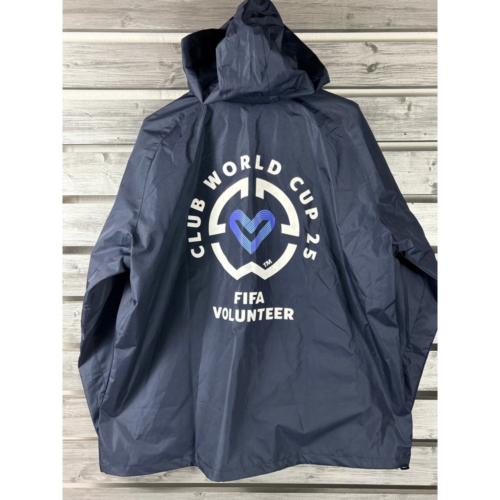 FIFA World Cup 2025 Volunteer Rain Jacket Full Zip Windbreaker Mens 2XL shirt